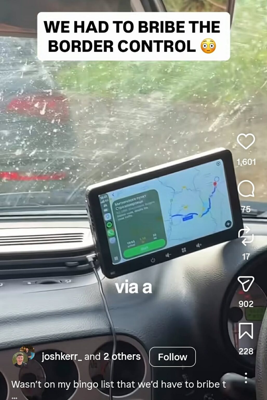 (ВИДЕО) Снимен обид за барање мито од страна на македонски цариници на граничен премин