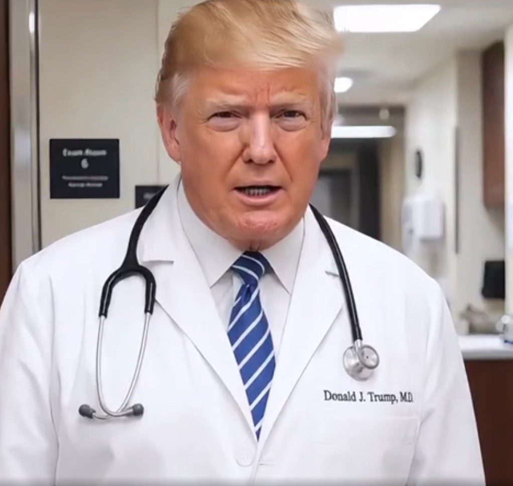 Трамп објави лажно видео како доктор кој ги лекува „пореметените“ критичари